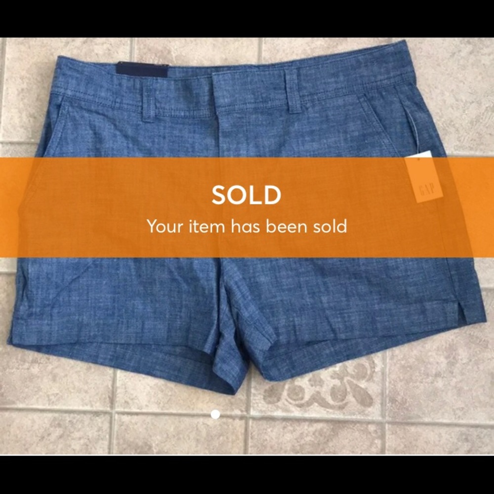GAP Women’s Stretch Mid-rise Shorts Size 8